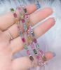 12 Pieces Of Natural Tourmaline Bracelet With Fire Colors