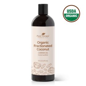 Organic Fractionated Coconut Carrier Oil 16 fl. oz.