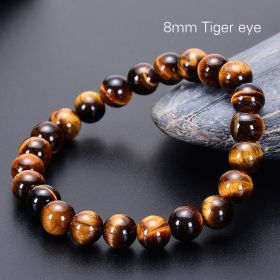 Natural Grade A Yellow Tiger's Eye Yoga Energy Bracelet (Color: 8m Yellow Tiger Eyes)
