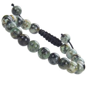 Fashion Personality Natural Stone Adjustable Bracelet (Color: African Pine)