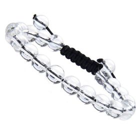 Fashion Personality Natural Stone Adjustable Bracelet (Color: White crystal)