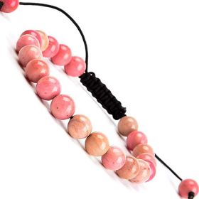 Fashion Personality Natural Stone Adjustable Bracelet (Color: Rhodochrosite)