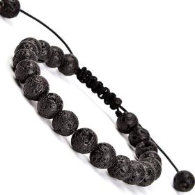 Fashion Personality Natural Stone Adjustable Bracelet (Color: Volcanic stone)