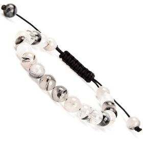 Fashion Personality Natural Stone Adjustable Bracelet (Color: Hair crystal)