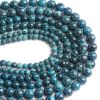 Natural Oxidized Agate Round Beads Cracked Texture Agate Scattered Beads Diy Handmade Beaded Material Semi-finished Products