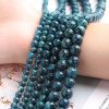 Natural Oxidized Agate Round Beads Cracked Texture Agate Scattered Beads Diy Handmade Beaded Material Semi-finished Products